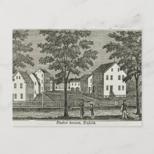 Shaker houses in Enfield Postcard