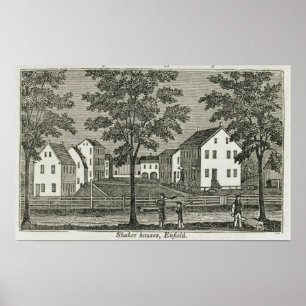 Shaker houses in Enfield Poster