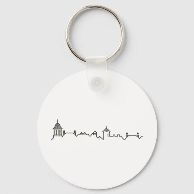 Shaker Square Key Ring (Front)