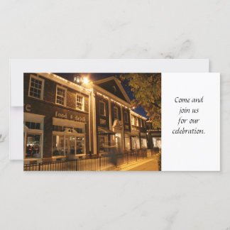 Shaker Square Photo Invitation
