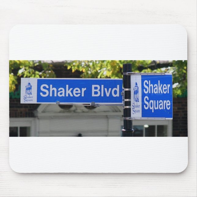 Shaker Square Sign Mouse Mat (Front)