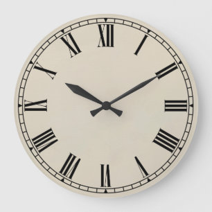 Shaker Style 01 - Antiqued Large Clock