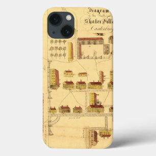 SHAKER VILLAGE MAP, 1849 iPhone 13 CASE