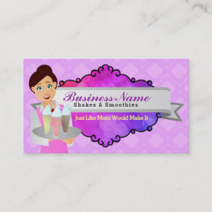 Shakes and Smoothies business cards