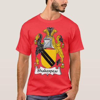 Shakespear Coat of Arms Family Crest  T-Shirt