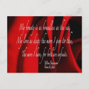 SHAKESPEARE 2 POSTCARD