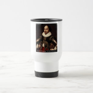 Shakespeare Action Eloquence Quote Gifts & Tees Travel Mug