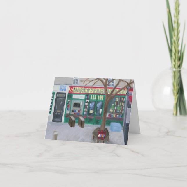 SHAKESPEARE AND COMPANY PARIS NOTECARD (Front)