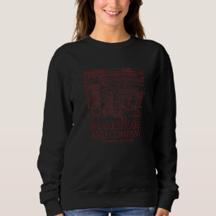Shakespeare And Company Vintage Library Blue Sweatshirt