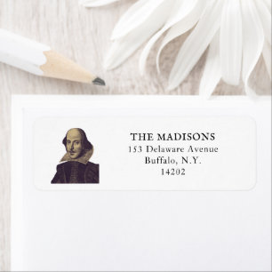 Shakespeare Bookish Performing Arts Return Address