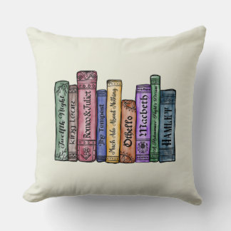 Shakespeare Books No.1 Cushion