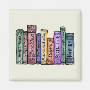 Shakespeare Books No.1 Magnet