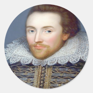 Shakespeare Classic Round Sticker