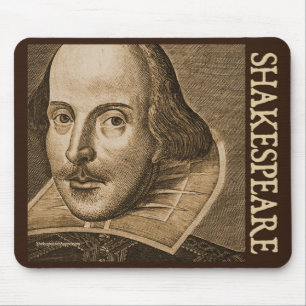 Shakespeare Droeshout Engravings Mouse Mat