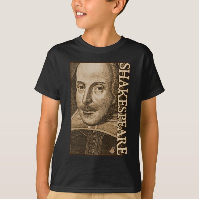 Shakespeare Droeshout Engravings T-Shirt (Front)