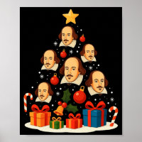 Shakespeare English Literature Christmas Tree Xmas