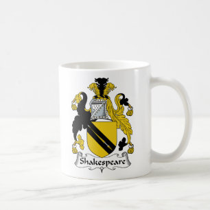 Shakespeare Family Crest Coffee Mug