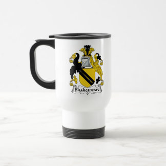 Shakespeare Family Crest Travel Mug