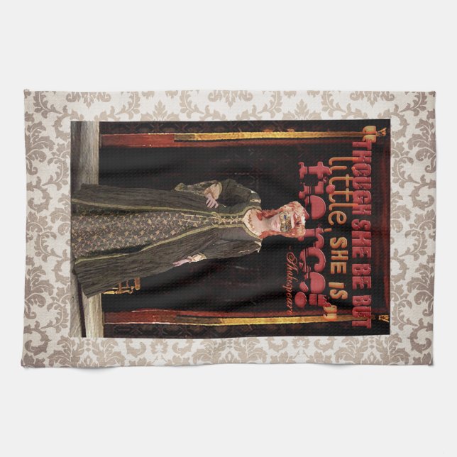 Shakespeare Fierce Quote Tea Towel (Horizontal)