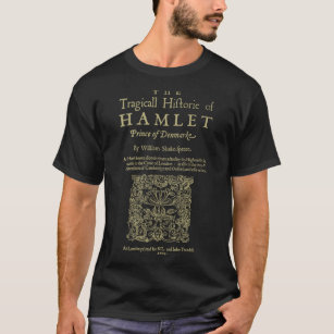 Shakespeare, Hamlet. Dark clothes version T-Shirt