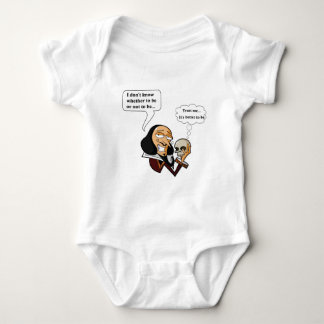 Shakespeare Hamlet, To Be or Not To Be Baby Bodysuit