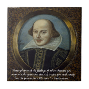 Shakespeare & His Famous Feelings Quote Tile