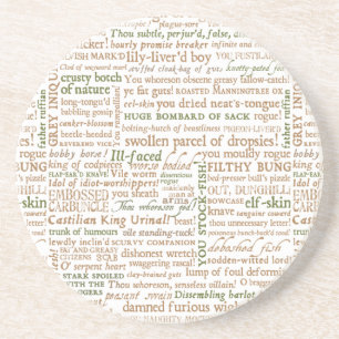 Shakespeare Insults Collection Coaster