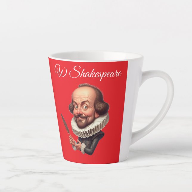 Shakespeare Latte Mug (Right)