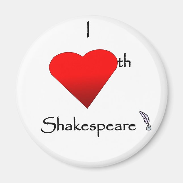 Shakespeare Love Magnet (Front)