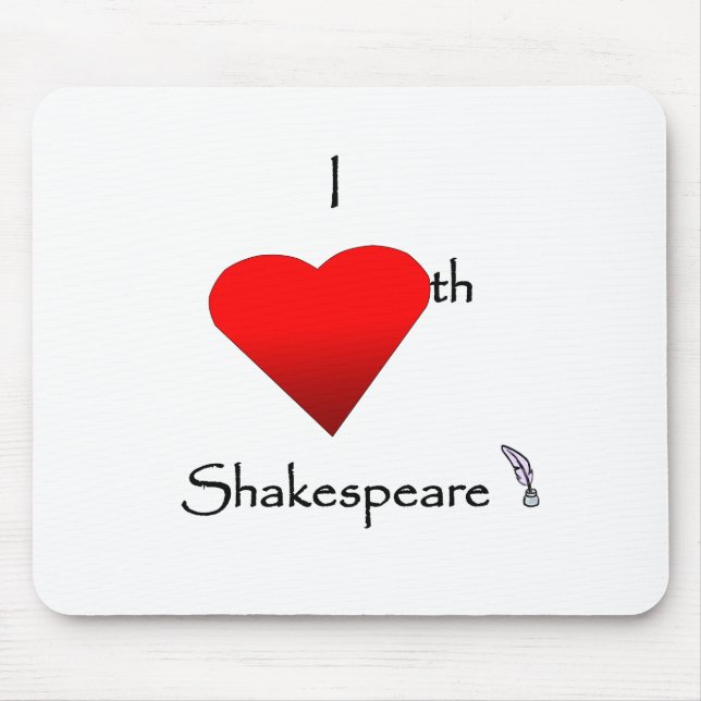 Shakespeare Love Mouse Mat (Front)