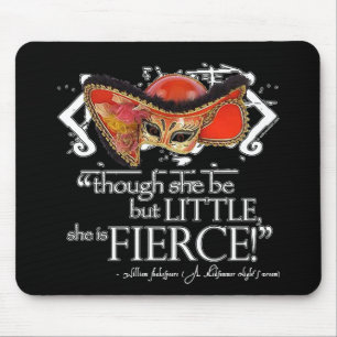Shakespeare Midsummer Night's Dream Fierce Quote Mouse Mat