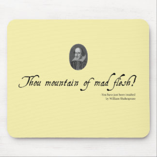 Shakespeare Mousepad #2. Unusual gift.