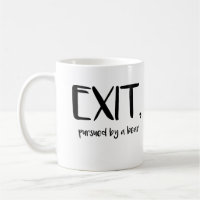 Shakespeare Mug Exit pursued by a Bear Book Gift