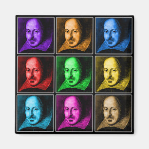 Shakespeare Pop Art Magnet