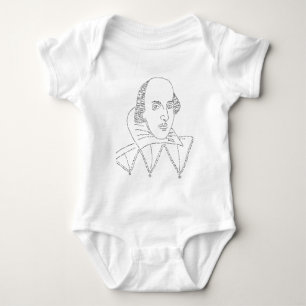 Shakespeare Portrait Baby Bodysuit