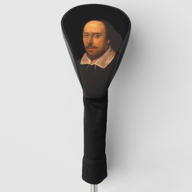 Shakespeare portrait golf head cover (Front)