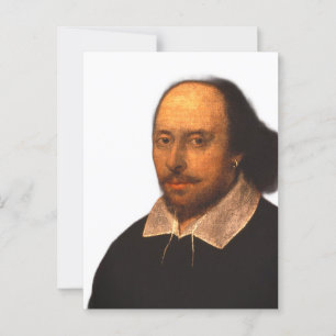 Shakespeare portrait postcard