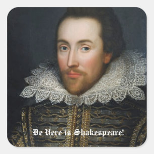 Shakespeare Portrait Stickers
