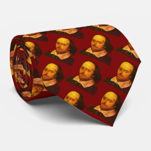 Shakespeare portrait tie