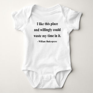 Shakespeare Quote 6a Baby Bodysuit