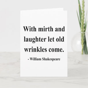Shakespeare Quote 7a Card