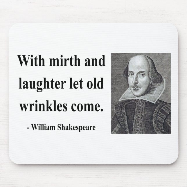 Shakespeare Quote 7b Mouse Mat (Front)