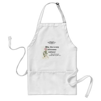 Shakespeare Quote Apron