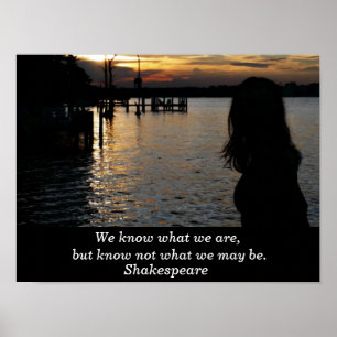 Shakespeare quote - art poster