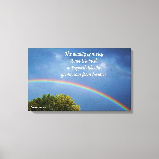 SHAKESPEARE QUOTE canvas (Front)
