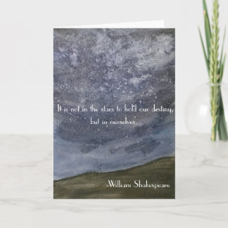 Shakespeare Quote Greeting Card