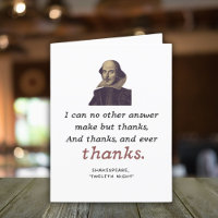Shakespeare Quote Literary Gratitude Theatre