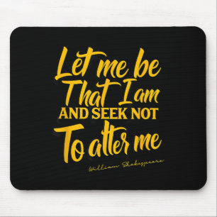 Shakespeare Quote Much Ado About Nothing Gift Play Mouse Mat