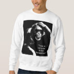 Shakespeare Quote Pop Art Thinking Monkey Men's Sweatshirt<br><div class="desc">Shakespeare Quote Pop Art Thinking Monkey To be or not to be Elegant Modern Template Men's Basic Sweatshirt.</div>
