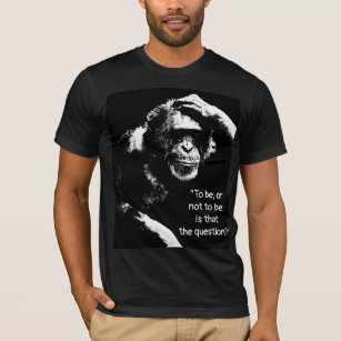 Shakespeare Quote Pop Art Thinking Monkey Men's T-Shirt